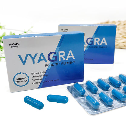 Vyagra 10 caps 500 mg | Extra Sterke Erectiepillen - Erectiepillen voor mannen - Natuurlijk - Vyagra