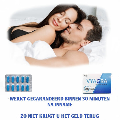 Vyagra 10 caps 500 mg | Extra Sterke Erectiepillen - Erectiepillen voor mannen - Natuurlijk - Vyagra